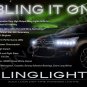 Citroen Citro&Atilde;&laquo;n DS4 LED DRL Strips for Headlamps Headlights Head Lamps Day Time Running Lights DRLs