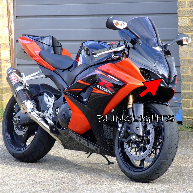 Suzuki GSX-R600 GSXR600 GSXR 600 Tint Protecion Overlay Film for Headlight Headlamp Head Light Lamp