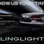 2012-2014 VW EOS Smoke Tail Light Lamp Tint Overlay Kit Taillamps Volkswagen Tinted Protection Film