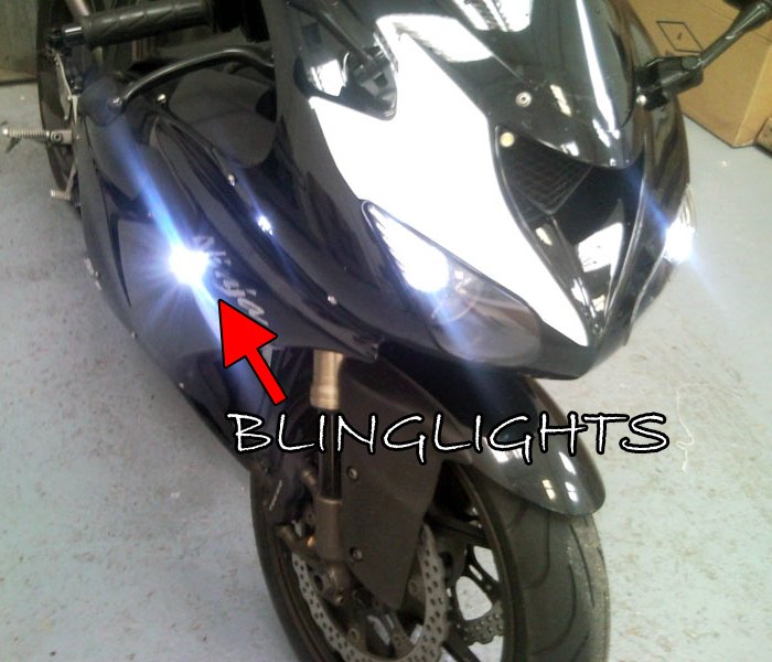 Kawasaki Ninja LED Side Turnsignal Marker Lights Turn Signal Accents Signalers Lamps Turnsignals