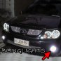 LED Halo Fog Lamps Lights Kit for 2005 2006 2007 2008 Toyota Fortuner