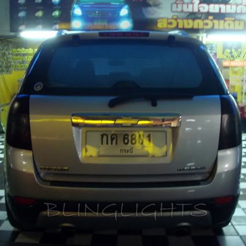 Chevrolet Chevy Captiva Sport Tinted Smoked Overlays for Taillamps Taillights Tail Lamps Lights