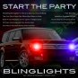 Ford Flex Police Strobe Light Kit for Headlamps Headlights Head Lights Lamps Strobes