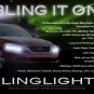 Lexus ES ES300 ES330 ES350 LED DRL Strip Lights Day Time Running Lamps for Headlamps Headlights