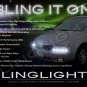 Kia Sedona LED DRL Head Light Strips Day Time Running Lamps Kit
