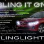 Toyota Corolla LED DRL Head Lamp Light Strips Day Time Running Kit