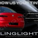 Alfa Romeo 159 Tinted Smoked Protection Overlays Film for Taillamps Taillights Tail Lamps Lights
