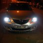 Mazda 3 Mazda3 Bright White Replacement Light Bulbs for Halogen Headlamps Headlights