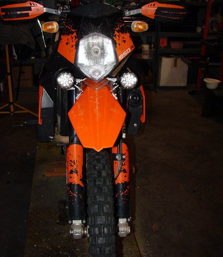 KTM 300 GS EXC-E Enduro MXC XC-W Street LED Driving Lights Fog Lamps Drivinglights Foglamps Kit