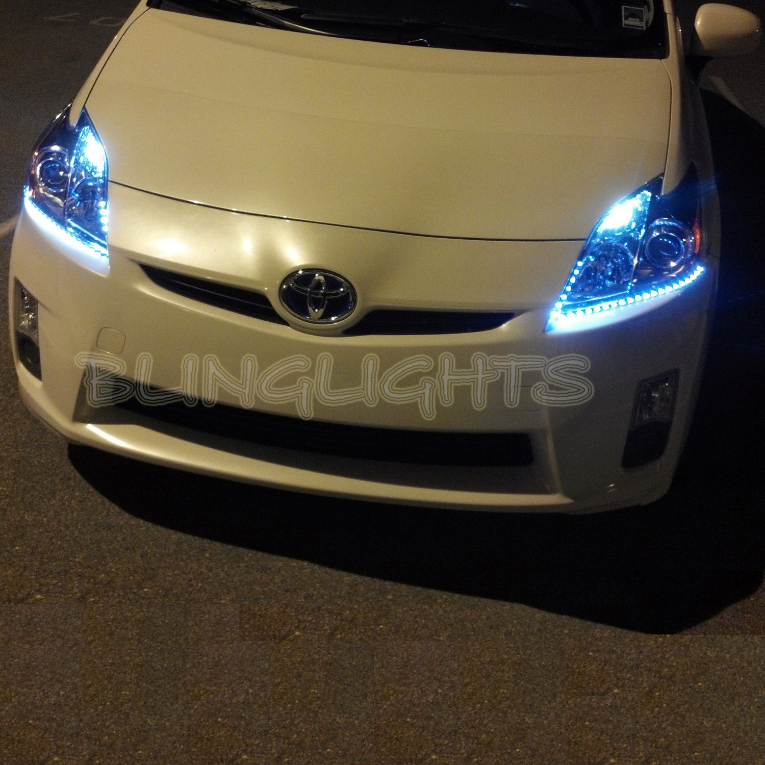 Bling Lights LED DRL Daytime Running Strips for Toyota Prius Head Lamps ...