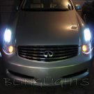2003 2004 2005 Infiniti G35 Halogen Upgrade Replacement Bulbs headlights headlamps head lights lamps