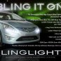 Hyundai Accent LED DRL Head Light Strips Day Time Running Lamp Kit