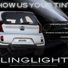 Kia New Morning Tinted Smoked Protection Overlays Film for Taillamps Taillights Tail Lamps Lights