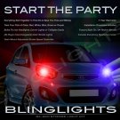 Kia New Morning Strobe Police Light Kit for Headlamps Headlights Head Lamps Strobes Lights