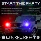 Honda MR-V Strobes Police Light Kit for Headlamps Headlights Head Lamps Strobe Lights
