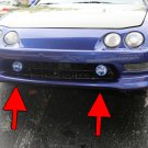 Xenon Halogen Fog Lights Lamps for 1994-2001 Acura Integra Xenon Halogen Fog Lights Lamps for 1994-2001 Acura Integra