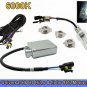 6000K JDM 55 Watt H6M Bi-Xenon HID Conversion Kit for Motorcycle ATV High Low Headlamps Headlights