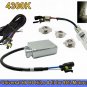 4300K White 55 Watt H6M Bi-Xenon HID Conversion Kit for Motorcycle ATV High Low Headlamps Headlights