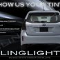 Toyota Prius V Tinted Smoked Protection Overlays Film for Taillamps Taillights Tail Lamps Lights