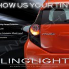 Toyota Prius C Tinted Smoked Protection Overlays Film for Taillamps Taillights Tail Lamps Lights
