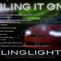 Toyota Prius C LED DRL Light Strips Headlamps Headlights Head Lamps Day Time Running Strip Lights