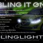 Chevrolet Beat LED DRL Head Lights Strips Day Time Running Lamp Kit