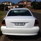 Mitsubishi Magna Verada Tinted Smoked Protection Overlays for Taillamps Taillights Tail Lamps Lights