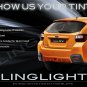 BlingLights Brand Tinted Taillight Film Covers for 2013-2017 Subaru XV Crosstrek
