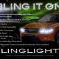 LED DRL Head Light Strips Daytime Running Lamps for Subaru XV Crosstrek (all years)