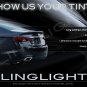 Chevrolet Impala Smoked Taillamp Overlays Murdered Out Taillight Kit Protective Lense Film Pair
