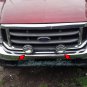 Ford F-250 Off Road Bumper Driving Lights Auxiliary Bar F250 Off Road Lamps Kit