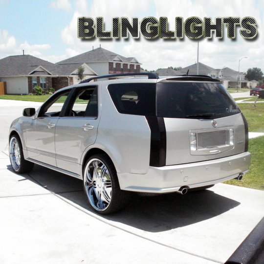 2004 2005 2006 2007 2008 2009 Cadillac SRX Tinted Smoked Taillamps Taillights Overlays