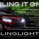 Toyota Yaris LED DRL Light Strips for Headlamps Headlights Day Time Running Lamps
