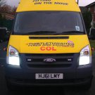 Ford Transit Bright White Headlamps Headlights Head Lamps Replacement Upgrade Light Bulbs