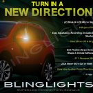 Nissan Qashqai LED Side View Mirror Turnsignals Lights Mirrors Turn Signalers Lamps Signals Set