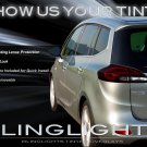 Opel Zafira Tourer Tinted Smoked Taillamps Taillights Overlays Protection Film