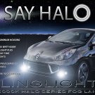 Blue Halo Angel Eye Fog Lights for 2011 2012 2013 2014 Renault Wind Blue Halo Angel Eye Fog Lights for 2011 2012 2013 2014 Renault Wind