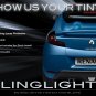 Renault Wind Tinted Smoked Taillamps Taillights Overlays Film Taillamps Taillights Protection