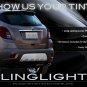 Opel Mokka Tinted Smoked Taillamps Taillights Overlays Film Protection