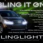 Opel Mokka LED DRL Light Strips Day Time Running Lamps for Headlamps Headlights Strip Lights