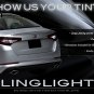 Kia Optima Murdered Out Taillight Covers Tinted Taillamp Overlays