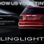 BlingLights Brand Tinted Taillight Film Covers for GMC Acadia (all years)