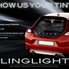 Volvo C30 Tinted Smoked Taillamps Taillights Overlays Film Protection