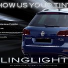 VW Touareg Tinted Smoked Taillamps Tail lights Overlays Film Protection