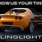 Lotus Exige Smoke Tint Tail Light Lamp Film Overlay Kit Taillamps Taillights Protection