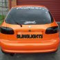 Daewoo Lanos Tinted Tail Lights Lamp Overlays Kit Smoked Film Protection