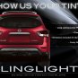Nissan Pathfinder Tinted Smoked Tail Lamp Light Overlays Film Protection Kit