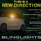 Fiat 500L LED Side Mirrors Turn Signals Lights Lamp Kit Turnsignalers