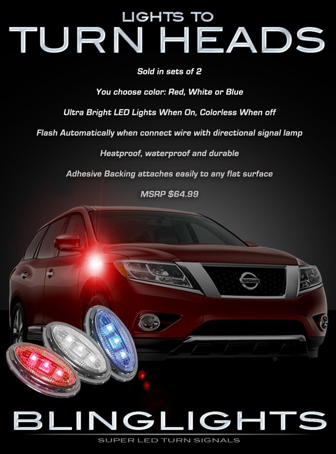 Nissan Pathfinder LED Side Markers Turnsignal Lights Accent Turn