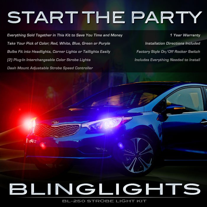 KIA Forte Koup Sedan Head Lamps Strobe Light Kit